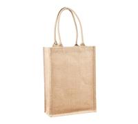 Healeved Bolsa De Yute Para Compras Tote Bag Unisex De Saco De Arpillera Reutilizable Para Actividades Diarias y Almacenamiento
