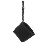 Healeved Bolsa Limpiadora de Golf Negra Diseño Ergonómico de Cintura, Cepillo para Palos y Paño de Limpieza para Cuidado de Palos y Balones