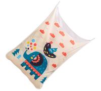 Healeved Bolsa para Colgar Ropa Sucia de Tela Oxford Grande 72X51 CM con Diseño de Elefante Incluye 2 Ganchos de Acero Inoxidable y 2 Ganchos sin Rieles Organizador Colgante para Baño