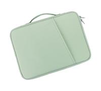 Healeved Bolsa para Tablet Resistente de Nylon Funda Ligera y Portátil con Correa de Mano Diseño Unisex para Tablets Laptops y E-readers Color Verde Minimalista