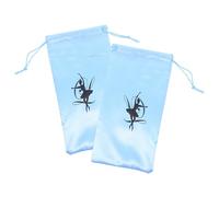 Healeved Bolsa para Zapatillas de Ballet de Satén Azul Bolsa para Guardar y Transportar Zapatillas de Baile para Mujer y Niña Ligera y Espaciosa para Entrenamiento y Competición