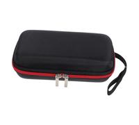 Healeved Bolsa Portátil Para Glucómetros y Medidores De Ácido Úrico 1 Unidad, Estuche De Almacenamiento Resistente De Tela Oxford Negro, Protector Acolchado Para En Viaje y Hogar