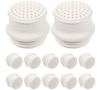 Healeved Boquilla Cerámica para Linterna de Gas Cabezal de Lámpara de Queroseno Pequeño 12 Piezas de Repuesto para Lámparas de Aceite Accesorios para Camping y Uso al Aire Libre