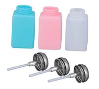 Healeved Botella De Quitaesmalte De Uñas 3piezas 200ml Bomba Dispensadora Portátil Adecuado Para Doméstico y Profesional Colores y