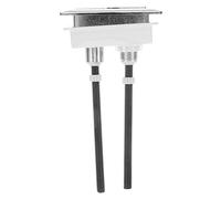 Healeved Botón De Inodoro Abs Botón De Descarga Del Inodoro Repuestos Para Inodoros Kit De Reemplazo De Manija De Inodoro Accesorios Abdominales Suministros De Baño Depósito De Agua