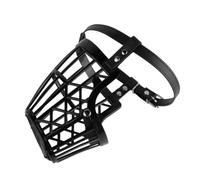 Healeved Bozal para Perro de Plástico Tipo Cesta Talla S, Cómodo y Resistente Correa de Cuero para Adiestramiento y Control de Mordidas en Perros