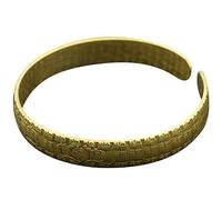 Healeved Brazalete Retro de Latón Dorado Diseño Abierto y Artesanía Antigua, Pulsera Elegante y Decorativa para Mujer Que Transmite Sentimientos y Estilo Único