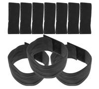 Healeved Brazaletes de Luto Elásticos Negros Ajustables 11 Piezas 5x30 Cm con Cierre de Gancho y Bucle para Funerales, Ceremonias y Eventos Deportivos, Bandas de Oración y Memoria