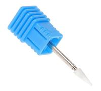 Healeved Broca Elimina Piel Muerta Superficie Redondeada para Uñas de Cuarzo Azul para Taladro Profesional Adecuado para Salón de Uñas y Spa