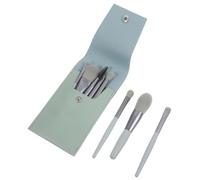 Healeved Brochas De Maquillaje Compacto Para Viajeros Pincel Para Sombras De Ojos y Difuminador Herramientas De Maquillaje Para Principiantes y Uso Diario Casa