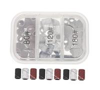 Healeved Cabezal Para Pulir Uñas 10 Piezas Anillos De Lijado Profesionales Material Duradero Diseño Compacto Herramienta De Manicura Para Principiantes Fácil De Transportar Accesorios De Uñas