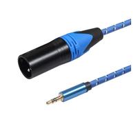 Healeved Cable Adaptador de Audio de 3,5mm y 3 Metros en Cobre | Conexión para Altavoces Activos y Portátiles, Transmisión Fiel, Uso Sencillo, Blindaje de Cobre Libre de Oxígeno