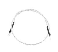 Healeved Cable de Conexión a Tierra Plateado para Brazo de Tocadiscos Forma, Material Plástico y Metal, para Sistemas de Audio de Escritorio y Estudios de Masterización