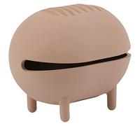 Healeved caja de almacenamiento de huevos de belleza esponja soplo caso bosque artículos de aseo real organizador de polvos sostenedor de la borla gel de sílice Light Brown