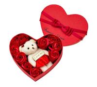 Healeved Caja De De Jabón De Peluche Para San Valentín Aromáticas Forma De Para y Celebraciones Especiales