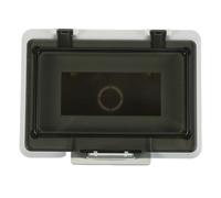 Healeved Caja de interruptores para panel de control de persiana enrollable - Cubierta impermeable para panel de control de puerta de garaje - Protector de seguridad para pulsadores para parada de
