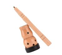 Healeved Caja de Moxibustión Portátil de Bambú para Moxibustión Manual 1.8 Cm, Palitos Naturales sin Humo, Soporte Antiescaldaduras para Uso Doméstico en Salud y Masaje Terapéutico