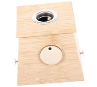 Healeved Caja de Moxibustión Portátil de Madera y Metal, Herramienta Segura y Fácil de Llevar para Terapia de Acupuntura en Cintura y Abdomen