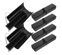 Healeved Caja de Obsequio para Trufas 6 Compartimentos Color Negro Tamaño 24X55X35 CM Empaque para Chocolates y Bombones Caja de Dulces Adecuado para Presentación y Obsequio