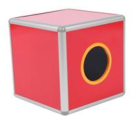 Healeved Caja de Rifa Cúbica Opaca 40x40x40 Cm, Urna Multifunción para Donaciones y Votaciones, Contenedor Seguro para Fiestas y Eventos, Material Resistente, Uso Profesional