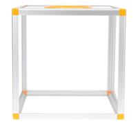 Healeved Caja de Rifa Transparente de Plástico Rígido 25x25x25 Cm, Urna Electoral Multifuncional para Donaciones y Sorteos en Fiestas, Bodas y Eventos Diseño Resistente y Gran Capacidad