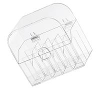 Healeved Caja Organizadora Transparente y Patas Elevadas 15 Compartimentos para Cosméticos Gran Capacidad sin Rebabas para Tocador y Escritorio