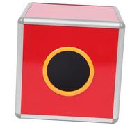 Healeved Caja para Boletos de Rifa Cuadrada 40X40X40 CM Caja de Almacenamiento Opaca para Lotería Contenedor Resistente de Acrílico y Aleación de Aluminio para Eventos y Sorteos