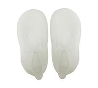 Healeved Calcetines Hidratantes de Gel Antigrietas Talla L Color Claro para Pies Secos y Agrietados Unisex Antideslizantes Reutilizables para Cuidado y Protección Diaria