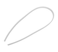 Healeved Canal de Tira de LED Empotrada de Pvc Blanco Diseño Arqueado, Protección y Montaje Sencillo para Iluminación Decorativa en Casa y Oficina