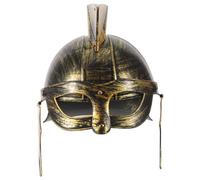 Healeved Casco de caballero: Casco de soldado romano - Tocado de guerrero plateado para cosplay - Sombrero de disfraz de caballero medieval, disfraz histórico, sombrero para representaciones