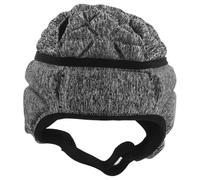 Healeved Casco Deportivo de Rugby Suave Eva para Casco Juvenil Ajustable Correa Equipo de Protección para Fútbol Béisbol y Patinaje Gris para Entrenamiento Infantil