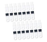 Healeved Cepillo De Limpieza para Maquinilla De Afeitar 30 Piezas, para Uso Profesional y Personal, Tamaño Compacto, Mango Portátil, Accesorios De Peluquería, Color Blanco y Negro