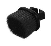 Healeved Cepillo Para Cuello De Peluquería Negro Duster Barbería Compacto y Portátil Para Limpieza De Cabello Salón y Barbería