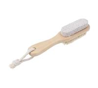 Healeved Cepillo Para Pies Doble Cara Con Piedra Pómez Natural Para Eliminar Durezas y Callos Exfoliante Portátil Para Hombre y Mujer Cuidado Piel Dura