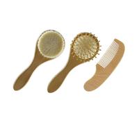 Healeved Cepillo y Peine Para Lavar El Cabello De Bebés Para Recién Nacidos Esquinas Redondeadas
