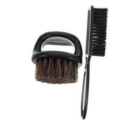 Healeved Cepillos para Plumero de Cuello Cepillo para Alisar Barba para Desenredar el Cabello para Bigote para Cuidado de Barba y Cabello Masculino Salón de Peluquería