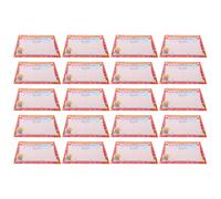 Healeved Certificados para Estudiantes en Inglés A4 20 Hojas, Premios Escolares Diseño Rojo Well Done para Incentivos Educativos y Reconocimientos Académicos Infantiles