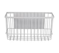 Healeved Cesta Magnética de Color Claro para Patinete Eléctrico, Bolsa Organizadora de Hierro 26x8x15.5 Cm, Accesorio Lateral para Scooter y Triciclo, Almacenamiento Práctico para Viajes