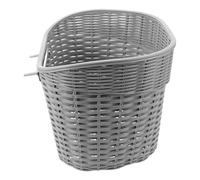 Healeved Cesta Trasera de Plástico para Motocicleta Eléctrica Tapa y Soporte Trasero, Cesta de Carga Gris para Portaequipajes Bicicleta Trasero, Adecuado para Transporte Diario