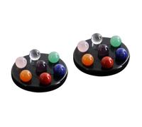 Healeved Chakra Chakras Perforadas 2 Piezas 7 De Chakra De Para Centros De Mesa De Chakras Chakras Jarrones Decorativos De