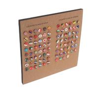 Healeved Chinchetas de Bandera de Países 197 Piezas para Tablón de Corcho Chinchetas de Mapa del Mundo Epoxi Resistente Decoración Educativa y Oficina Uso en Aula y Planificación de