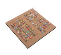 Healeved Chinchetas Decorativas de Bandera Nacional 197 Piezas Tablero de Corcho Pins Redondos para Mapas del Mundo Alfileres para Oficina y Tablones Escolares Accesorio Adecuado para