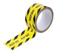 Healeved Cinta de Seguridad Autoadhesiva Amarilla Adhesivo Industrial Resistente para Señalización en Zonas Peligrosas y Obras Peatonales