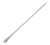 Healeved Clavija de Puesta a Tierra de Hierro Galvanizado para Exterior Varilla de Tierra Práctica y Portátil para Cable de Cerca Eléctrica Barra de Conexión Segura para Antenas y