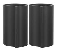 Healeved Clip de Lona Grande Negro 2 Piezas para Lienzos de Arte Gemas de Imitación, Soporte Portarrollos Antivuelco para Manualidades, Organizador de Rollos y Abrazadera para Arte