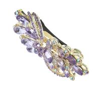 Healeved Clip De Pelo Decorativo Strass Para Novias Horquilla Francesa Para Boda Accesorio Elegante Para Peinados De Mujeres y Jóvenes Para Eventos y Uso Diario