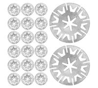 Healeved Clips de Protección Térmica para Coche 30 Piezas Sujetadores Metálicos Resistentes a Altas Temperaturas para Aislamiento del Capó Retenedores de Escudo Térmico para Motor