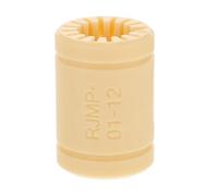 Healeved Cojinete Lineal Sólido de Polímero para Impresora 3d, Buje de Plástico Resistente, Reemplazo para Eje Lm12uu, Accesorio para Fabricación Aditiva y Maquinaria de Impresión Pequeña