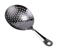 Healeved Colador de Cócteles de Acero Inoxidable 304 Negro Filtro para Hielo y Frutas Utensilio para Bar y Restaurante Accesorio Profesional para Coctelería y Fiestas