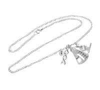 Healeved Collar Colgante de Adn Metálico para Profesor de Ciencias, Diseño Molecular Creativo, Ligero y Delicado, Joyería para Graduación y Eventos Obsequios